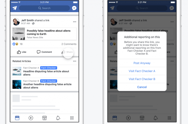 Fake news: a Facebook új módszert vezet be a kamuhírek ellen