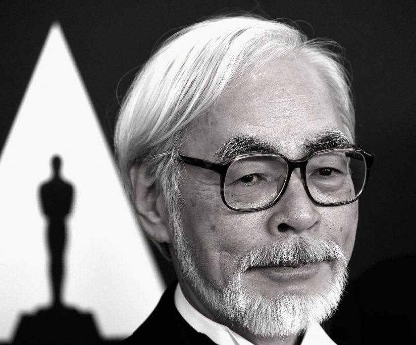 HOLLYWOOD, CA - NOVEMBER 08: (Editors Note: This image has been converted from Colorto B/w). Director Hayao Miyazaki arrives at the Academy Of Motion Picture Arts and Sciences' 2014 Governors Awards at The Ray Dolby Ballroom at Hollywood & Highland Center on November 8, 2014 in Hollywood, California. (Photo by Frazer Harrison/Getty Images)