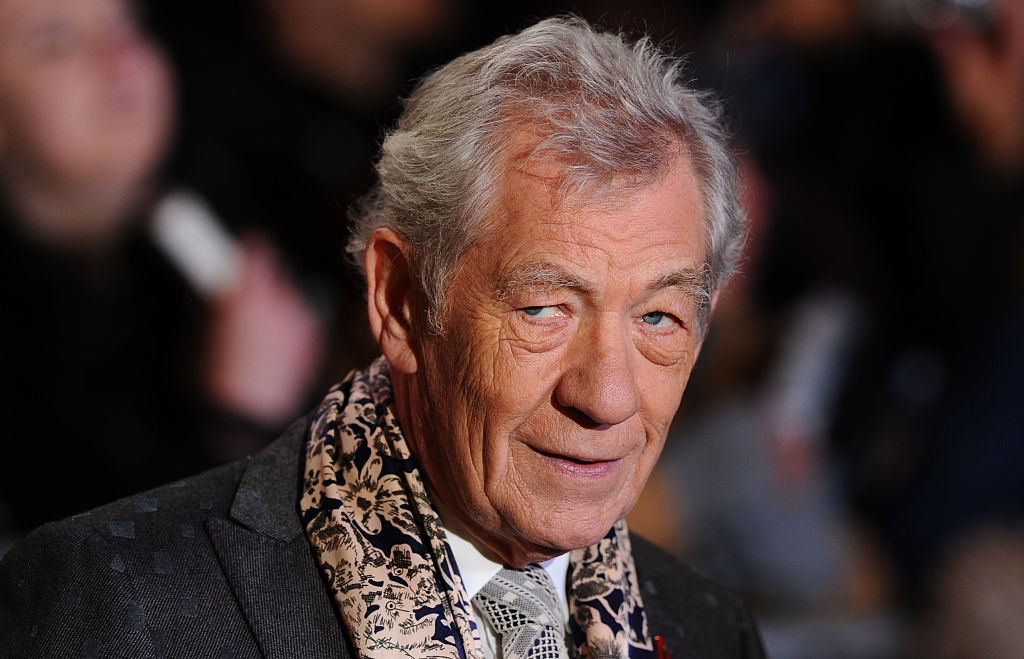 LONDON, ENGLAND - DECEMBER 01: Ian McKellan attends the World Premiere of "The Hobbit: The Battle OF The Five Armies" at Odeon Leicester Square on December 1, 2014 in London, England. (Photo by Stuart C. Wilson/Getty Images)