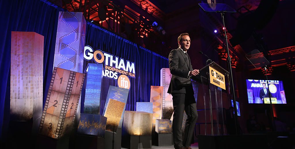 NEW YORK, NY - DECEMBER 01: Will Arnett speaks onstage at IFP's 24th Gotham Independent Film Awards at Cipriani, Wall Street on December 1, 2014 in New York City. (Photo by Jemal Countess/Getty Images for IFP)