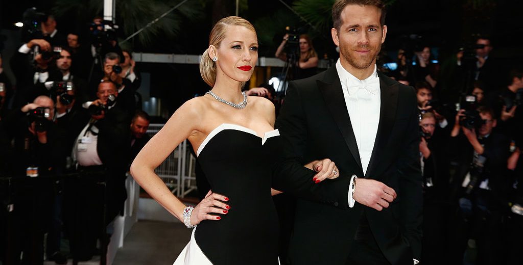 CANNES, FRANCE - MAY 16: Actors Blake Lively and Ryan Reynolds attend the "Captives" premiere during the 67th Annual Cannes Film Festival on May 16, 2014 in Cannes, France. (Photo by Andreas Rentz/Getty Images)