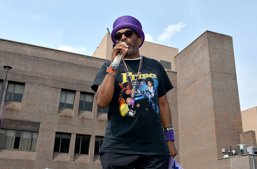 BROOKLYN, NY - JUNE 04: Director Spike Lee onstage during Spike Lee Throws Prince A Birthday Celebration With Moet & Chandon on June 4, 2016 in Brooklyn, New York. (Photo by Andrew Toth/Getty Images for Moet & Chandon)