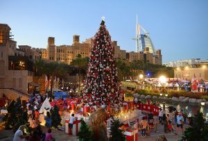 DUBAI, UNITED ARAB EMIRATES - DECEMBER 19: General view of Souk Festive Market at Madinat Jumeira on December 19, 2016 in Dubai, United Arab Emirates. (Photo by Tom Dulat/Getty Images)