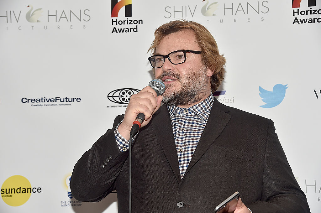 PARK CITY, UT - JANUARY 22: Actor/Producer Jack Black speaks during the 3rd Annual Horizon Award Presentation at WME Lounge on January 22, 2017 in Park City, Utah. (Photo by Alberto E. Rodriguez/Getty Images)