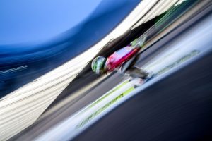 LAHTI, FINLAND - FEBRUARY 28: Vladimir Zografski of Bulgaria in action during the Men's LH134 Ski Jumping Training during the FIS Nordic World Ski Championships on February 28, 2017 in Lahti, Finland. (Photo by Matthias Hangst/Getty Images)
