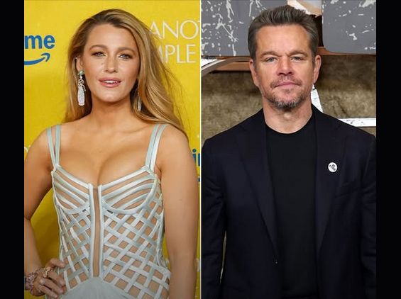 Blake Lively, Matt Damon
