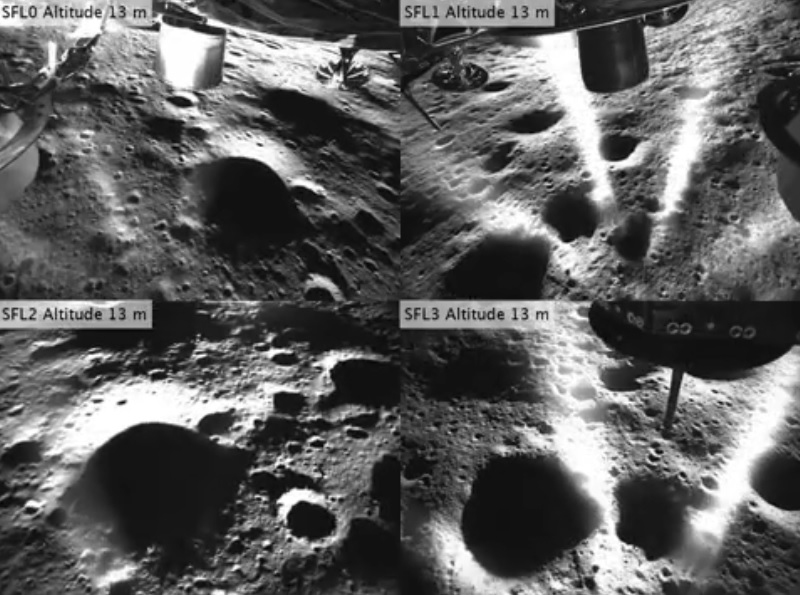 A Blue Ghost holdra szállása