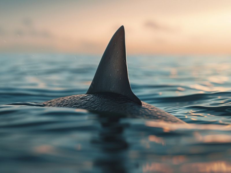 Megint felbukkant a rejtélyes uszony – újra téma lett a cápa a Balatonban