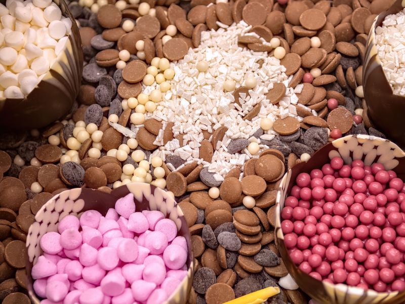 Rubin csokoládé rózsaszín árnyalata nem színezék, hanem különleges feldolgozás eredménye