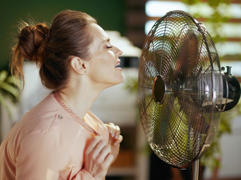 Hőhullám idején veszélyes lehet a ventilátor