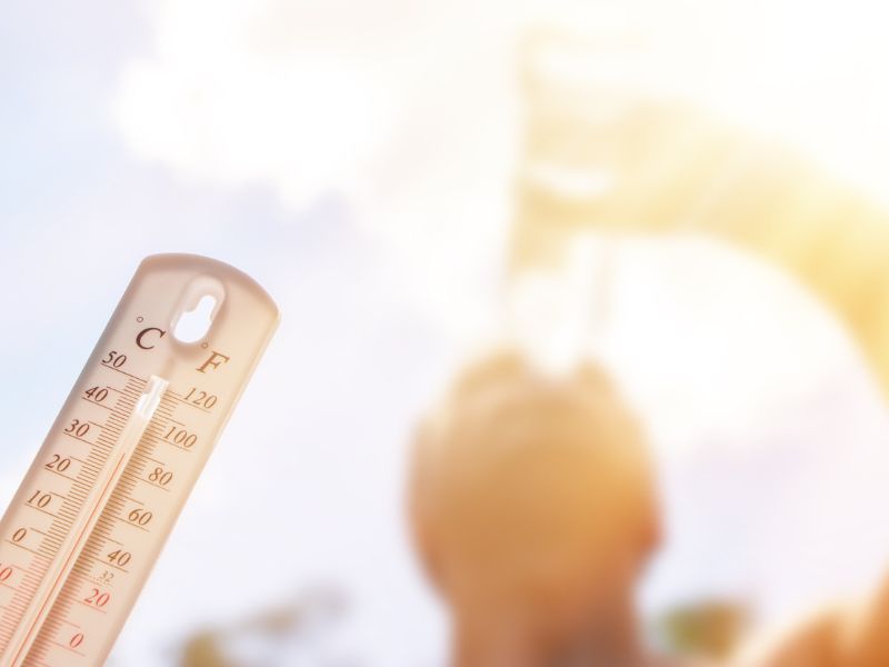 hirtelen hőségriadó