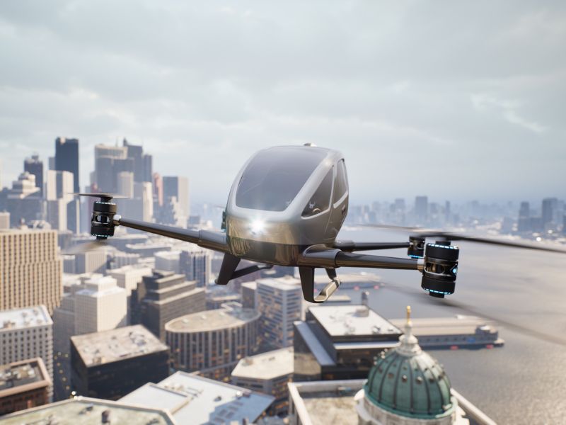 Légitaxi a jövő közlekedési eszköze