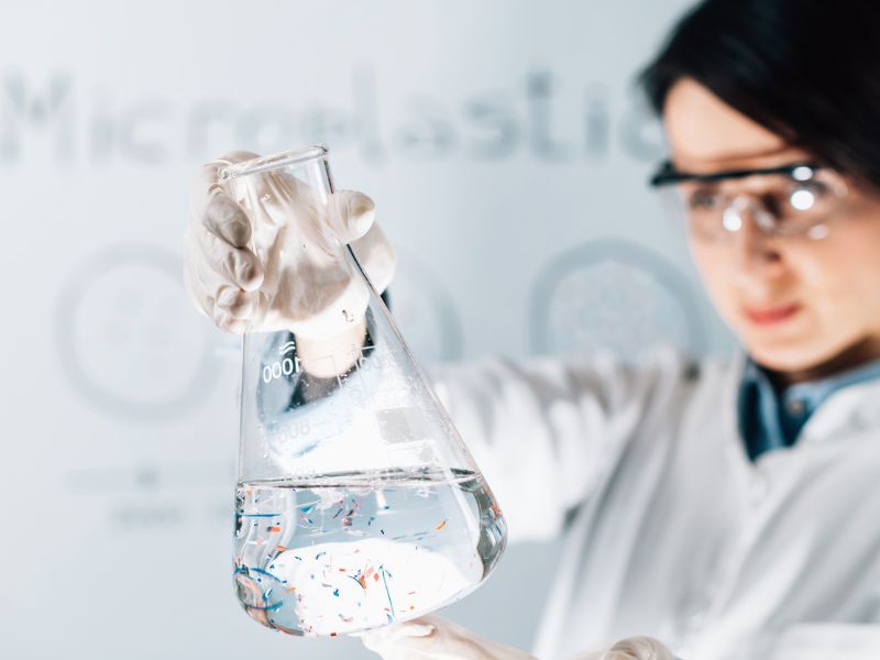 mikroműanyag-tartalom