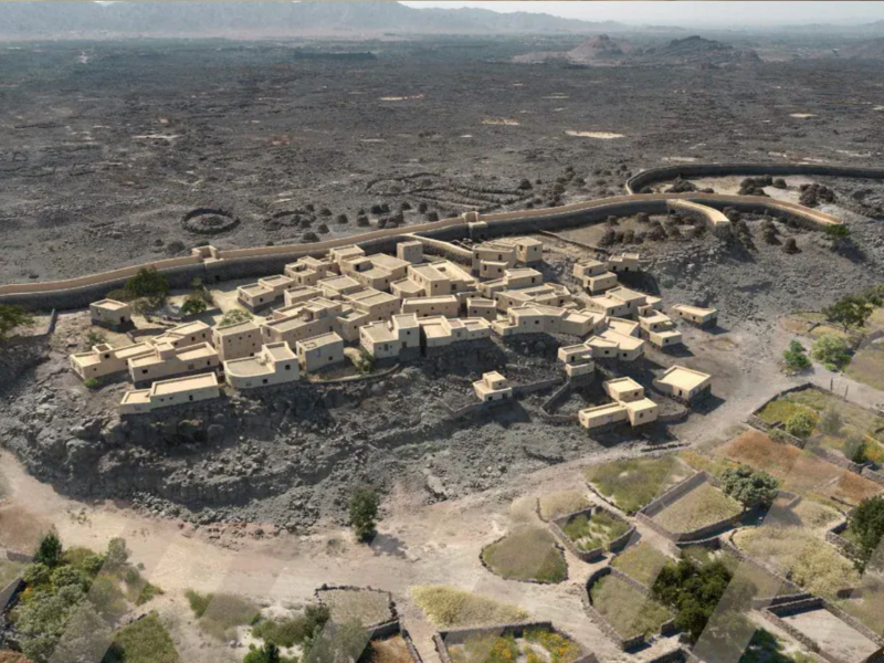 Őskori oázisváros nyomai kerültek napvilágra.