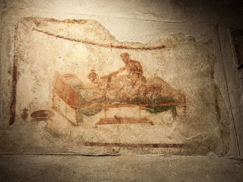 Pompeji erotikus művészete, ahol nincsenek tabuk