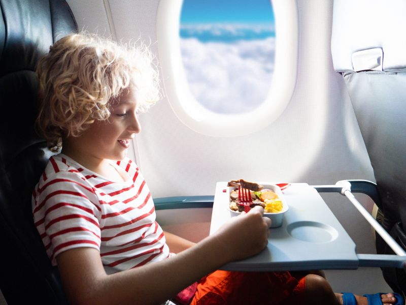 repülés közbeni étkezés