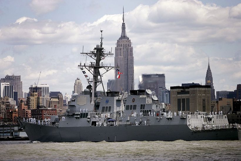 Parade Of Ships Arrives In New York For Fleet Week